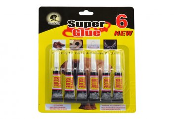 Vteřinové lepidlo SUPER GLUE 3g - Set 6ks (8cm) Vteřinové lepidlo SUPER GLUE 3g - Set 6ks (8cm)