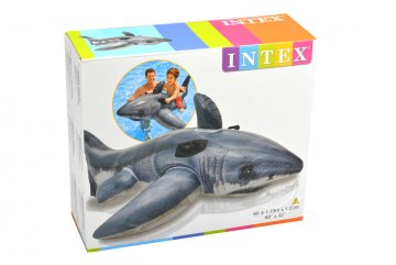 Nafukovací lehátko INTEX (173cm) - Žralok 57525 Nafukovací lehátko INTEX (173cm) - Žralok 57525