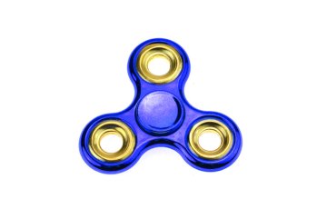 Fidget spinner metalický - Modrý
