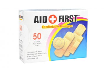 Sada 50ks náplastí AID FIRST Comfortable Sada 50ks náplastí AID FIRST Comfortable