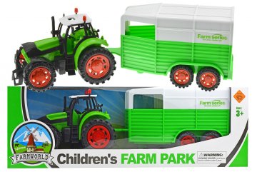 Farm park - Traktor s vlekem (34cm) Farm park - Traktor s vlekem (34cm)