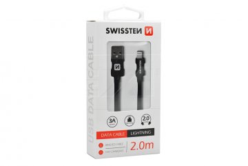 Datový kabel SWISSTEN LIGHTING v odolném zpracování (2m) Datový kabel SWISSTEN LIGHTING v odolném zpracování (2m)