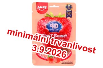 Amos 4D Fruit Gummy Strawberry 65g (DMT.3.9.2026)