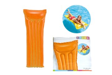 Nafukovací lehátko INTEX 59703 - Oranžové (183x69cm)
