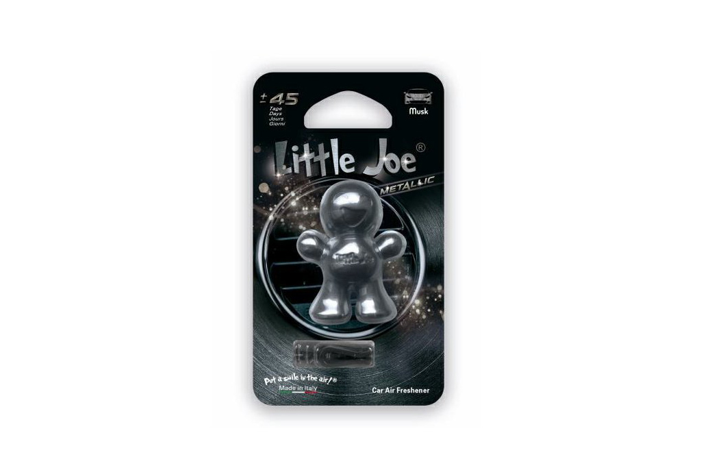 Osvěžovač do auta Little Joe Metalic Anthrazit - Musk Osvěžovač do auta Little Joe Metalic Anthrazit - Musk