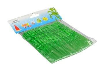 Plastové napichovátka na jednohubky 50ks - Zelené (11cm)