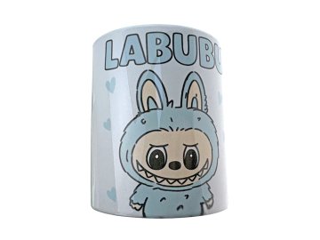 Hrnek Labubu 325 ml - Modrý nápis