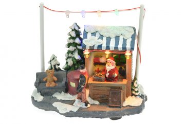 Vánoční dekorace - Obchod s dárky, 13 cm