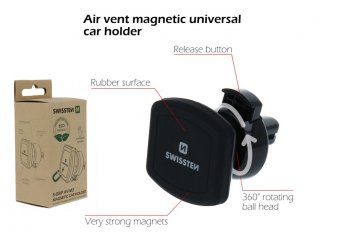 Magnetický držák do ventilace auta S-Grip AV-M3 (ECO BALENÍ)