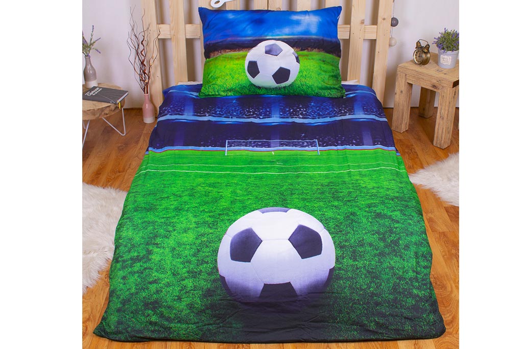 3D povlečení 140x200 + 70x90 - Fotbalový sen 3D povlečení 140x200 + 70x90 - Fotbalový sen