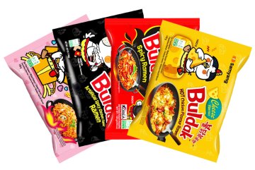 Degustační balík Samyang Buldak 40 ks - 4 příchutě po 10 ks