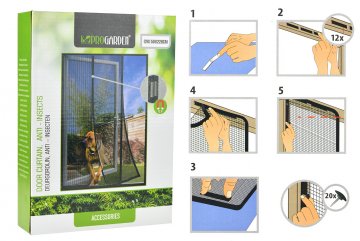 Samozavírací magnetická síť do dveří 50x220cm - Set 2ks Samozavírací magnetická síť do dveří 50x220cm - Set 2ks