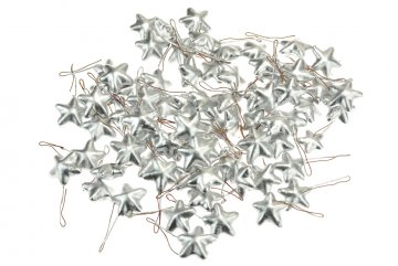 Dekorační hvězdičky (á3cm) - Stříbrné,…