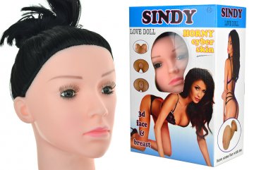 Nafukovací panna s 3D hlavou - Sindy Nafukovací panna s 3D hlavou - Sindy