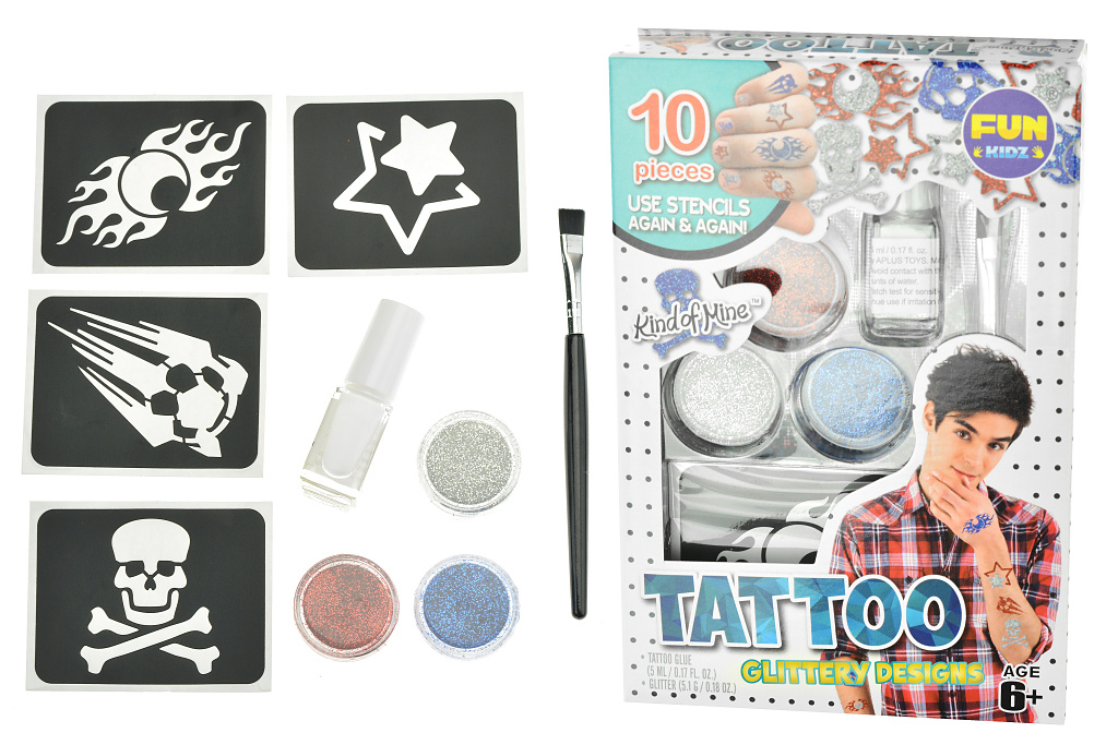 Tetování se třpytkami - Tattoo FUN, pro kluky a holky Tetování se třpytkami - Tattoo FUN, pro kluky a holky