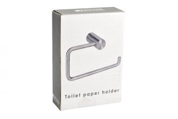 Držák na toaletní papír z nerezové oceli - Stříbrný (13,5cm) Držák na toaletní papír z nerezové oceli - Stříbrný (13,5cm)