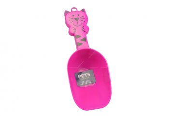 Lopatka na krmivo pro kočky - Růžová (23cm) Lopatka na krmivo pro kočky - Růžová (23cm)