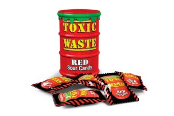 Toxic Waste Red extrémně kyselé bonbóny 42 g