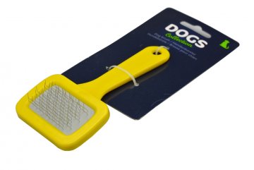 Kartáč na vyčesávání srsti - Žlutý (13,5cm) Kartáč na vyčesávání srsti - Žlutý (13,5cm)