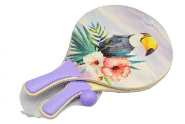 Set na plážový tenis - Fialový (38x24cm) Set na plážový tenis - Fialový (38x24cm)