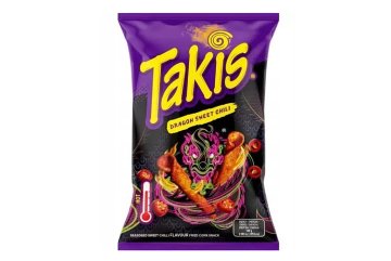 Takis Dragon Sweet Chili Kukuřičné Rolované Chipsy 100 g (DMT.8.4.2026)