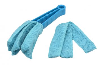 Čistič na žaluzie z mikrovlákna - Modrý (22cm) Čistič na žaluzie z mikrovlákna - Modrý (22cm)