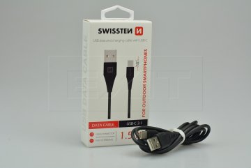 Datový kabel SWISSTEN USB-C 3.1 long (1.5m)