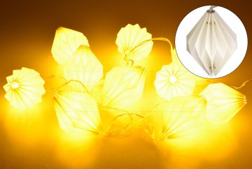 Svítící lampionky HS (160cm) 10LED - Teplá bílá Svítící lampionky HS (160cm) 10LED - Teplá bílá