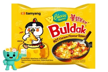 Samyang Buldak Cheese Chicken Ramen 140 g - Korejské pálivé sýrové nudle