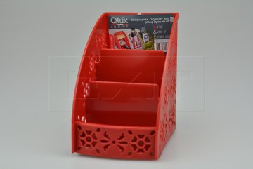 Dekorační organizér na stůl QLUX (13x12x8cm) - Červený