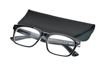 Moderní levné brýle na čtení s pouzdrem - Bílé +1.5