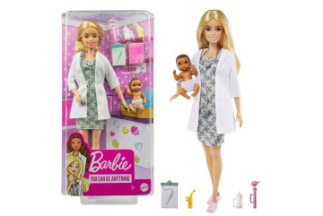 Barbie první povolání Doktorka s miminkem,…