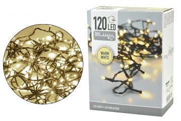 LED světýlka do exteriéru a interiéru (9m) 120 diod - Teplá bílá LED světýlka do exteriéru a interiéru (9m) 120 diod - Teplá bílá