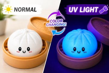 Squishy Dumpling Bun UV Edition