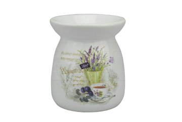 Keramická aroma lampa s motivem levandule - BANQUET Keramická aroma lampa s motivem levandule - BANQUET