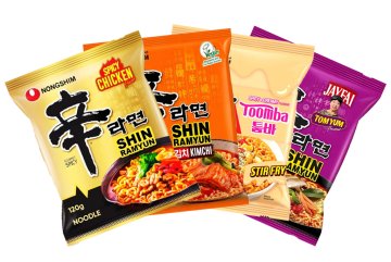 Degustační balík Nongshim Shin Ramyun 20 ks - 4 příchutě po 5 ks