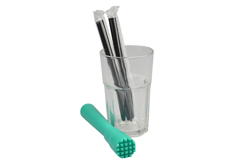 Set na mojito 280ml sklenice s drtítkem i brčkama Set na mojito 280ml sklenice s drtítkem i brčkama