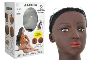 Nafukovací panna s 3D hlavou - Alecia Nafukovací panna s 3D hlavou - Alecia