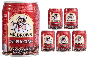 Mr. Brown Ledová káva Cappuccino Sixpack 6x240ml