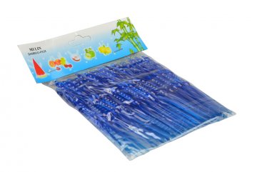 Plastové napichovátka na jednohubky 50ks - Modré (11cm) Plastové napichovátka na jednohubky 50ks - Modré (11cm)