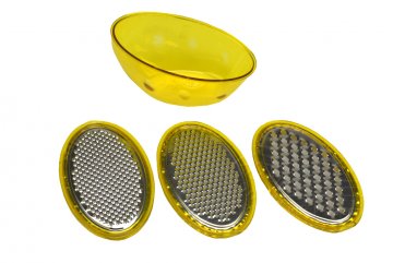 4-dílné struhadlo se zásobníkem BANQUET - Žluté (26x10,2x10,8cm) 4-dílné struhadlo se zásobníkem BANQUET - Žluté (26x10,2x10,8cm)