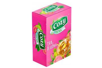 Cozy ledový čaj Pink Guava 16×15 g (240 g) - instantní ovocný čaj