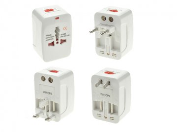 Cestovní adapter ALL IN ONE 125V 6A, 250V 13A Cestovní adapter ALL IN ONE 125V 6A, 250V 13A