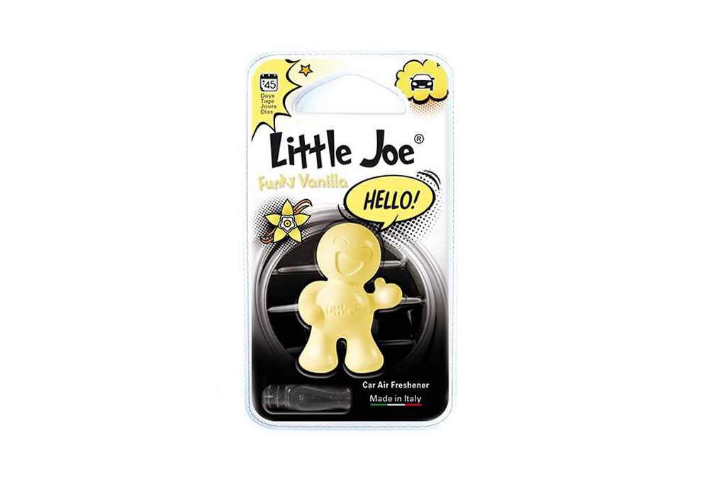 Osvěžovač do auta Little Joe OK - Hello! Funky Vanilla Osvěžovač do auta Little Joe OK - Hello! Funky Vanilla