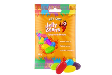 Hot Chip Jelly Beans ostré ovocné želé fazolky 60 g (DMT.31.8.2026)