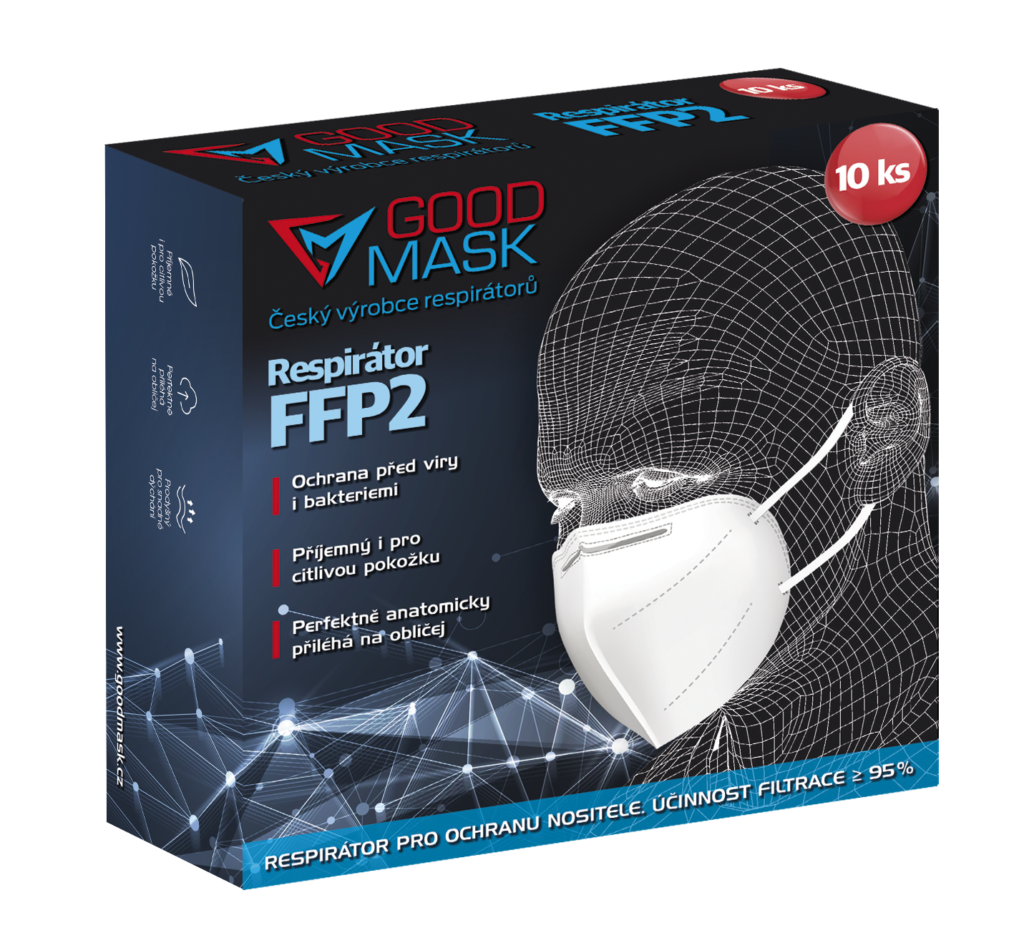Respirátor Good mask GM2 FFP2 (10 ks) Respirátor Good mask GM2 FFP2 (10 ks)
