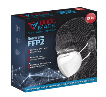 Respirátor Good mask GM2 FFP2 (10 ks) Respirátor Good mask GM2 FFP2 (10 ks)