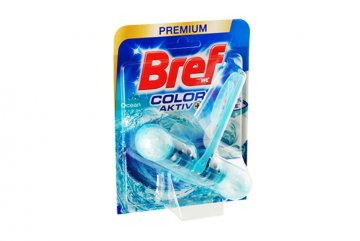 Bref Color Aktiv tuhý WC blok 50g - Ocean Bref Color Aktiv tuhý WC blok 50g - Ocean