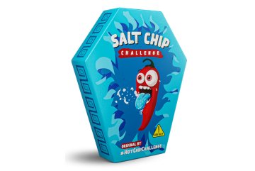 HOT-CHIP Salt Chip Challenge 8 g - extrémně slaná chips výzva