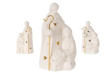 Postavička Ježíše Krista s LED světlem 16cm